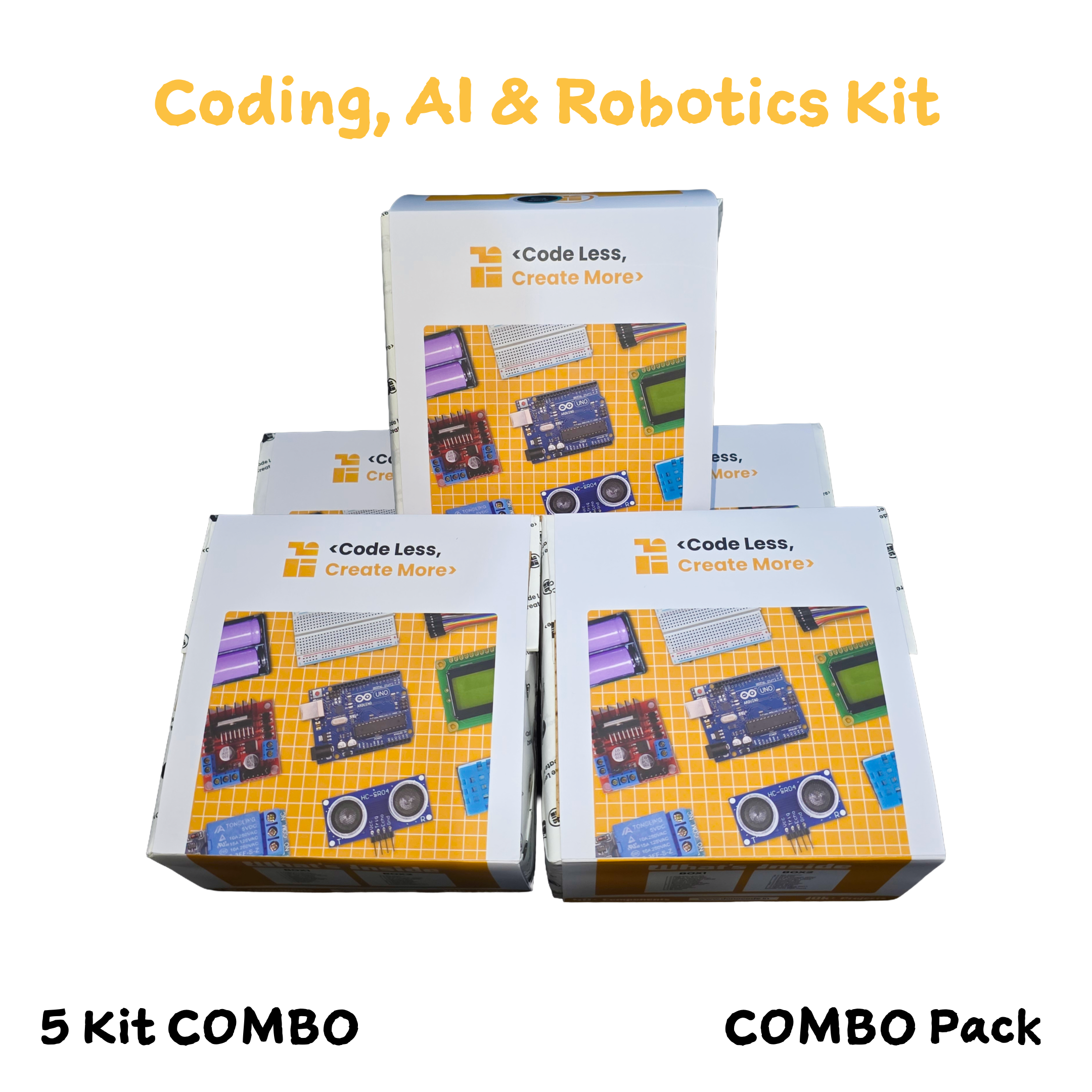 Coding. AI & Robotics Kit - Combo Bundle - DoNoCode