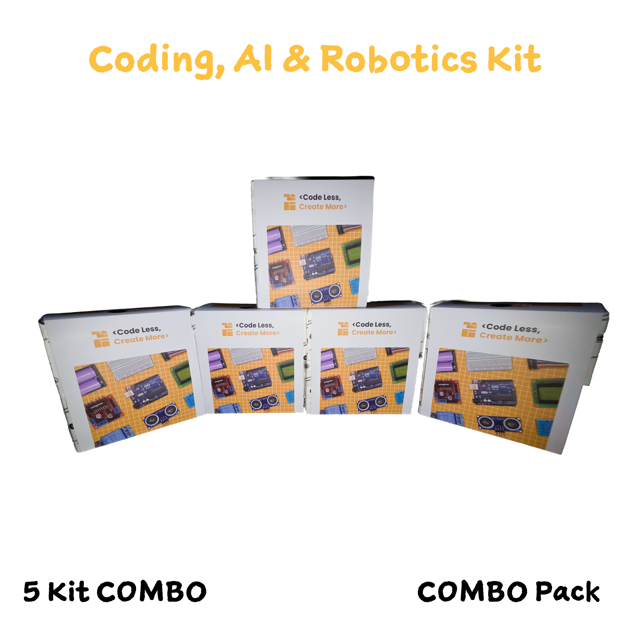 Coding. AI & Robotics Kit - Combo Bundle - DoNoCode