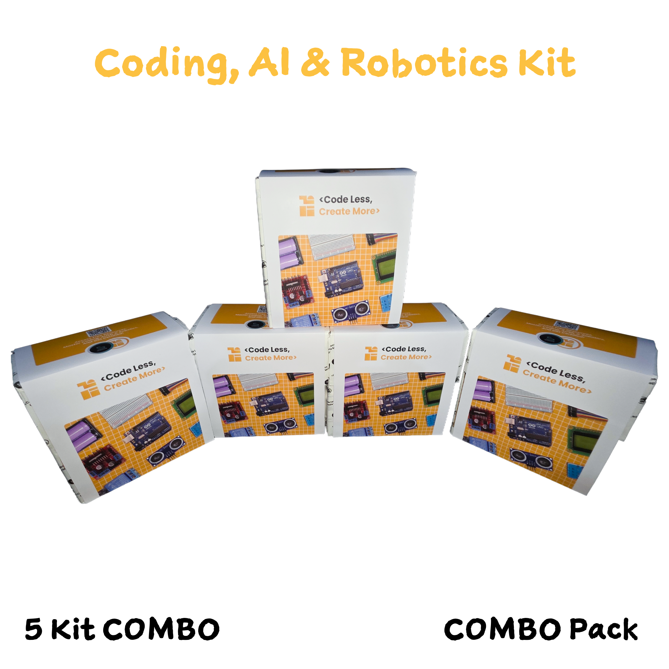 Coding. AI & Robotics Kit - Combo Bundle - DoNoCode