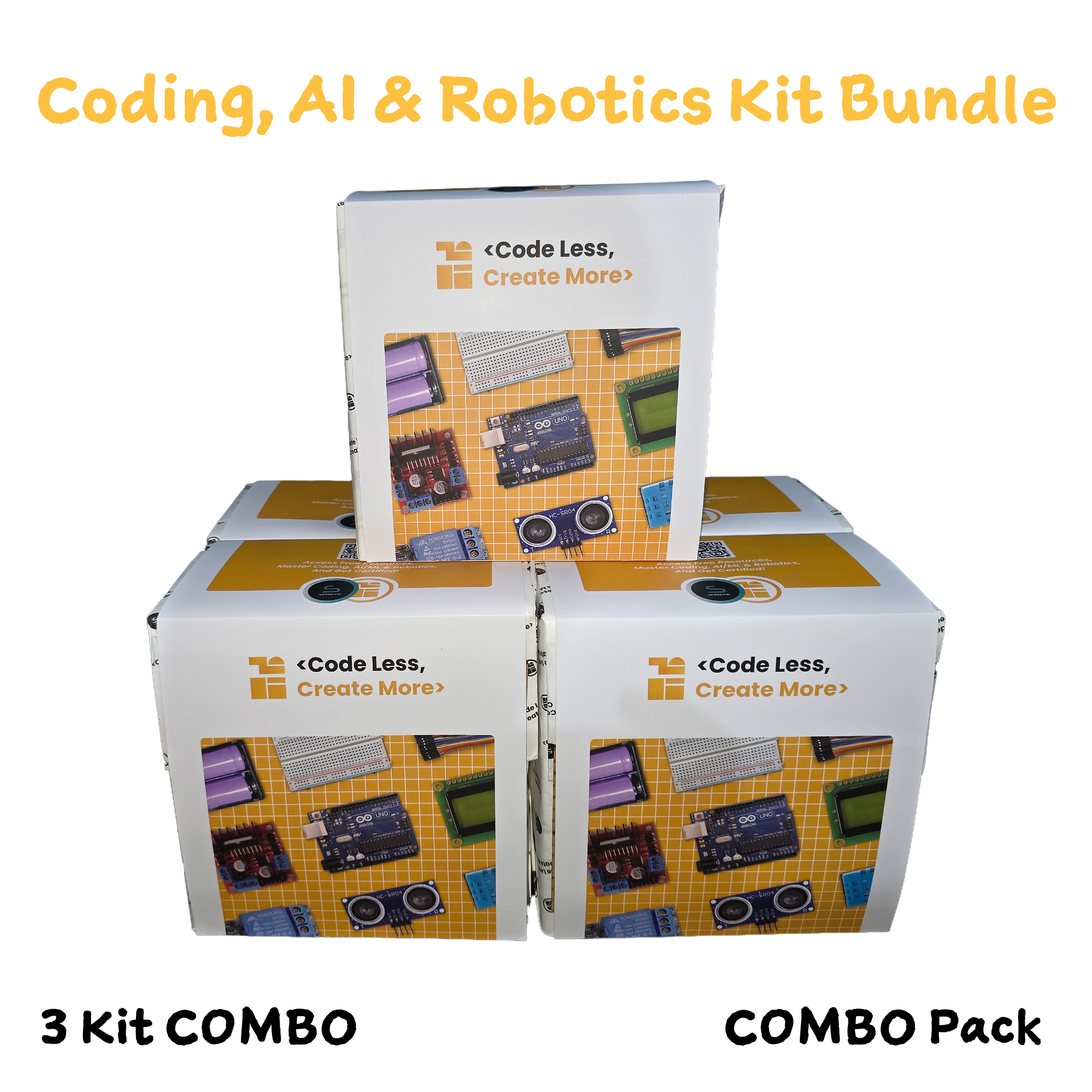 Coding. AI & Robotics Kit - Combo Bundle - DoNoCode