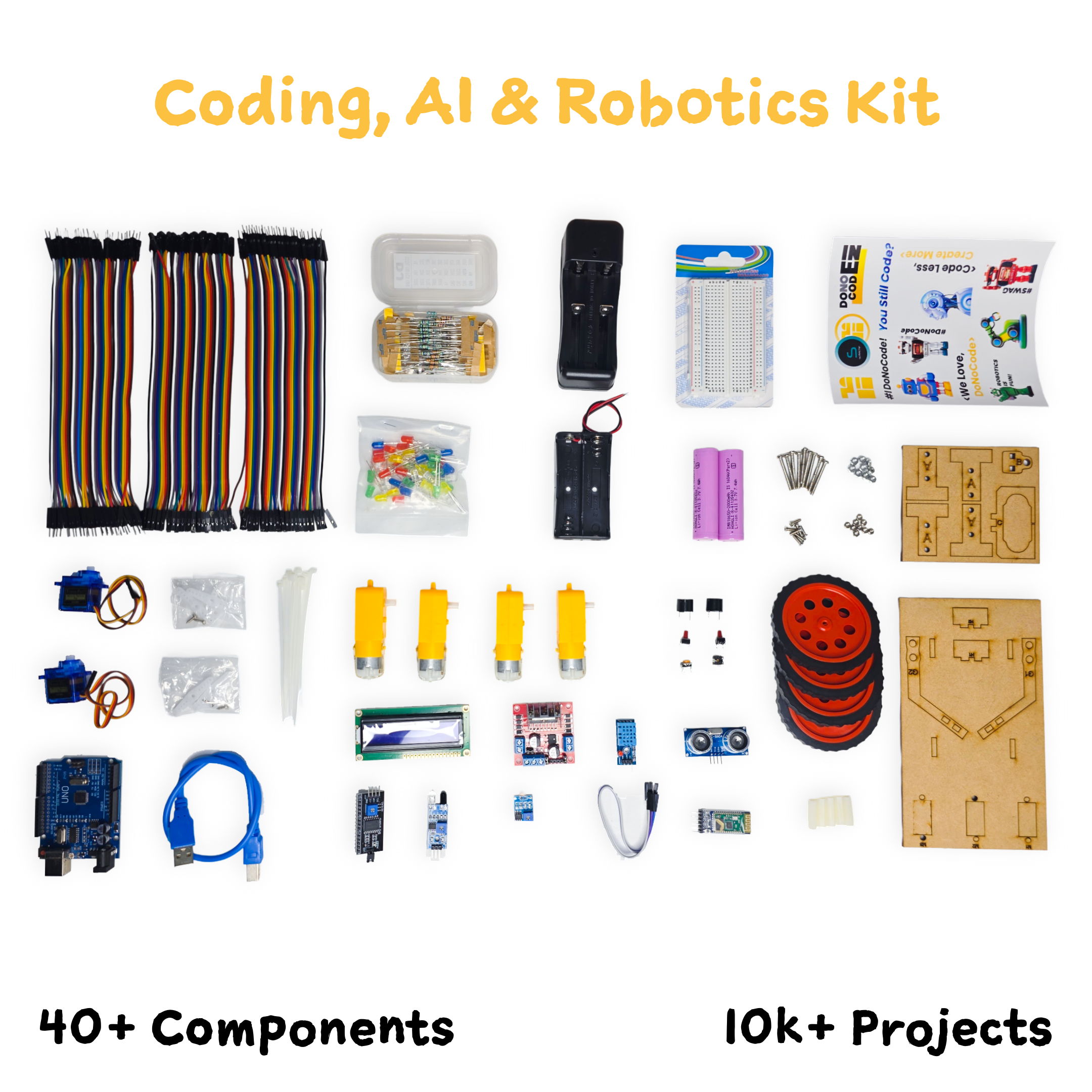 Coding, AI & Robotics Kit by DoNoCode™