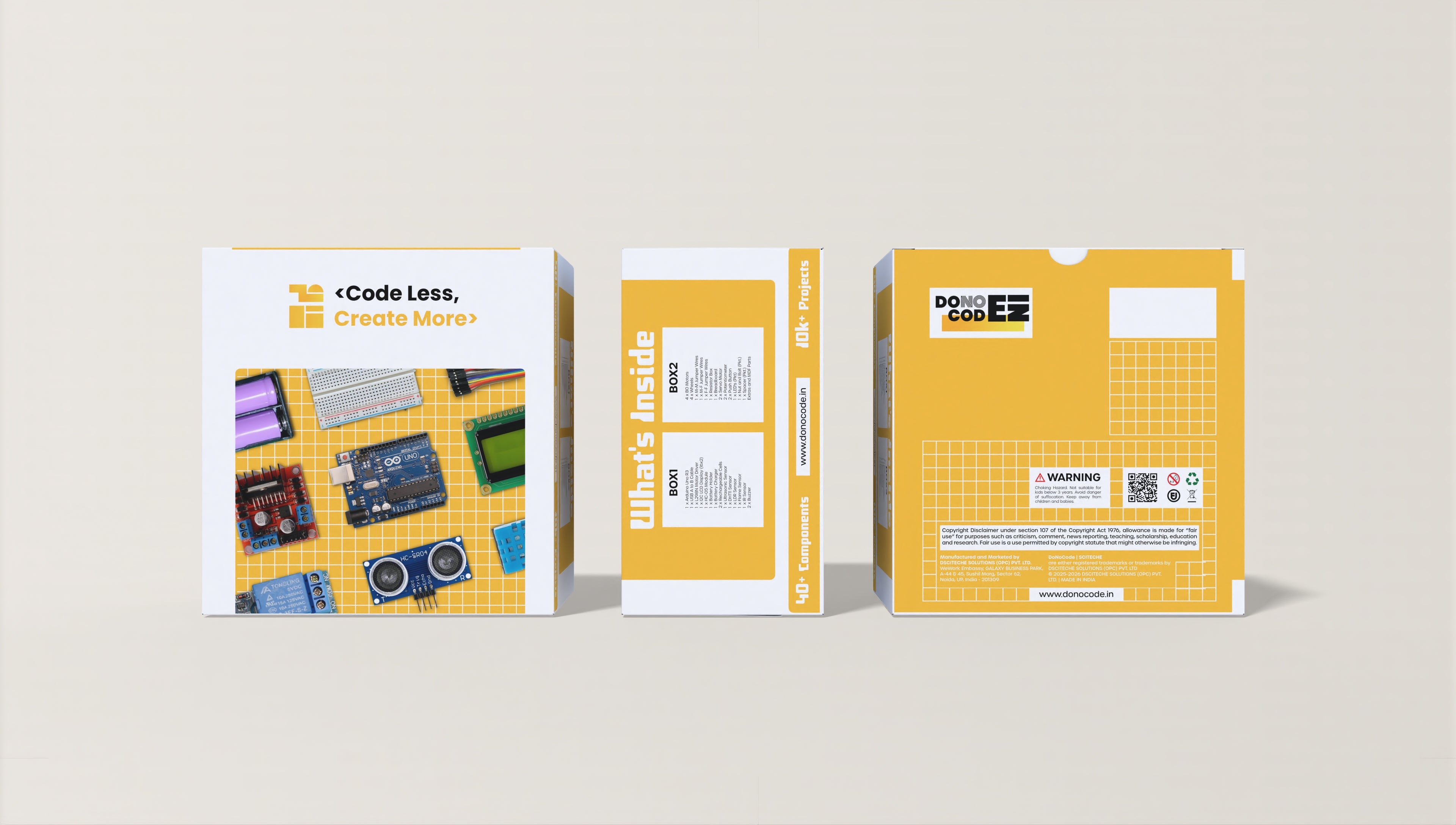 Coding, AI & Robotics Kit by DoNoCode™