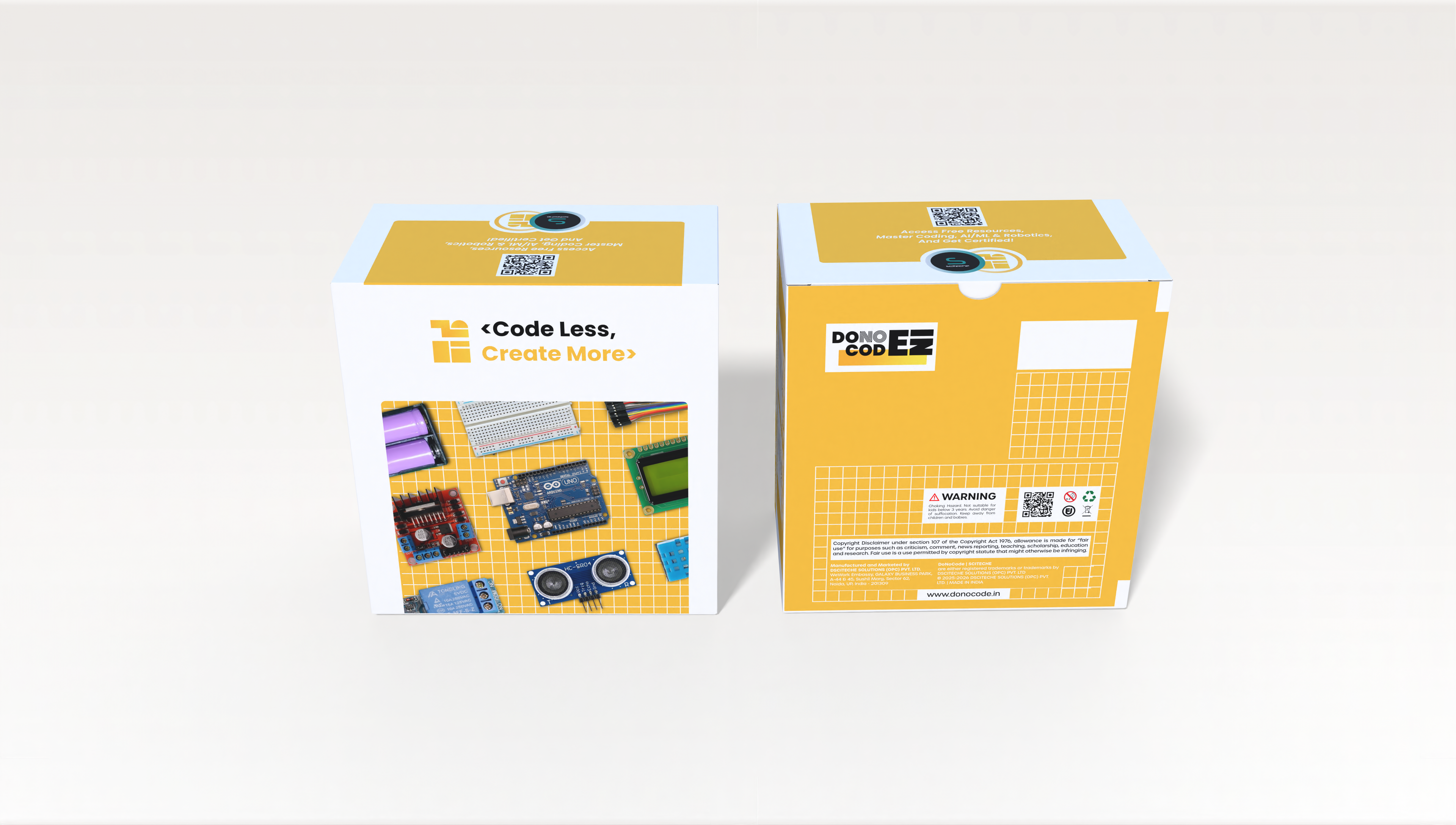 Coding, AI & Robotics Kit by DoNoCode™